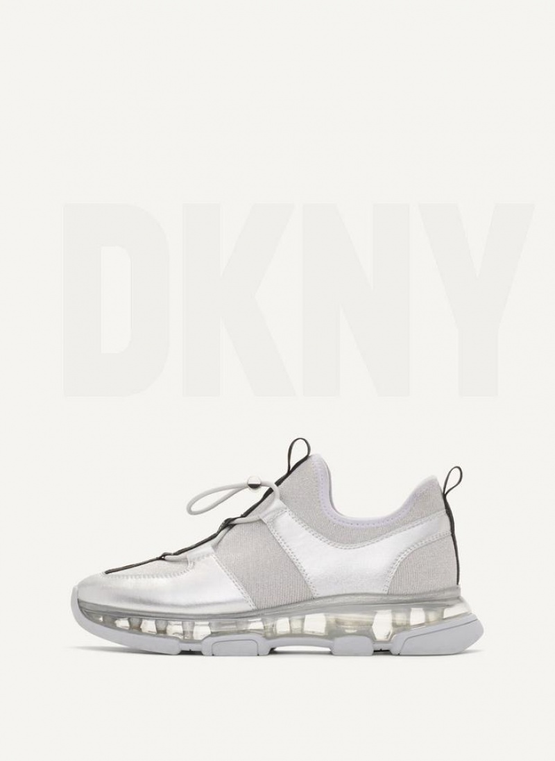 DKNY Tace Slip On Sneakers Damen Silber Lavendel | Austria_D1492