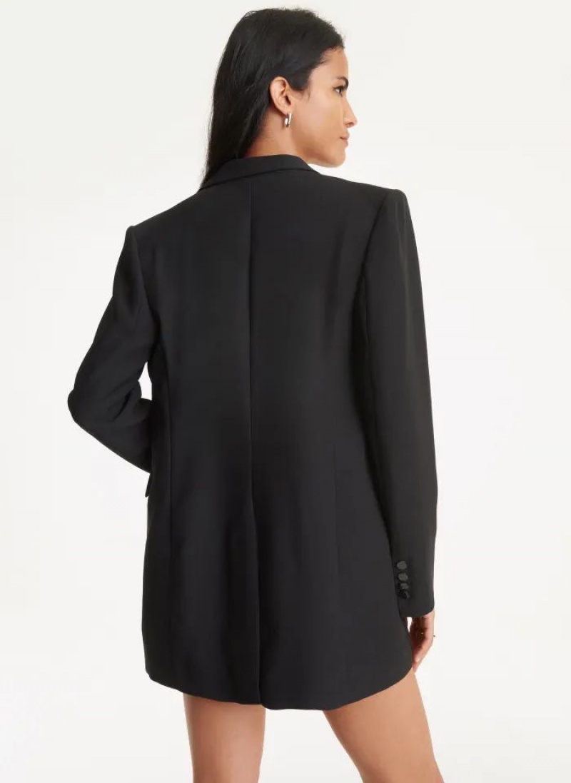 DKNY Tailored Blazer Damen Schwarz | Austria_D1266