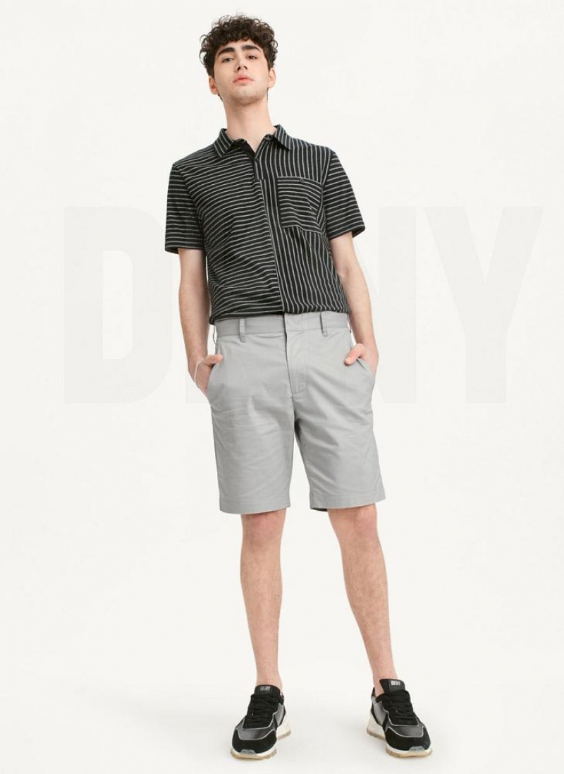 DKNY Tech Kurze Hose Herren Grau | Austria_D0760