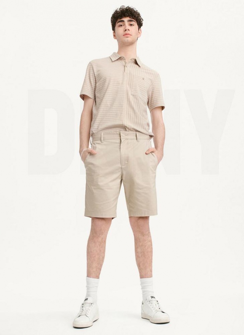 DKNY Tech Kurze Hose Herren Khaki | Austria_D1365