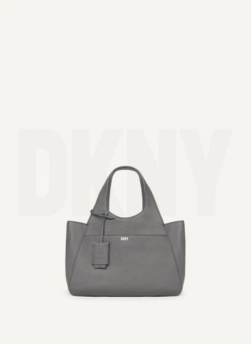 DKNY The Medium Effortless Tragetaschen Damen Dunkelgrau | Austria_D1879