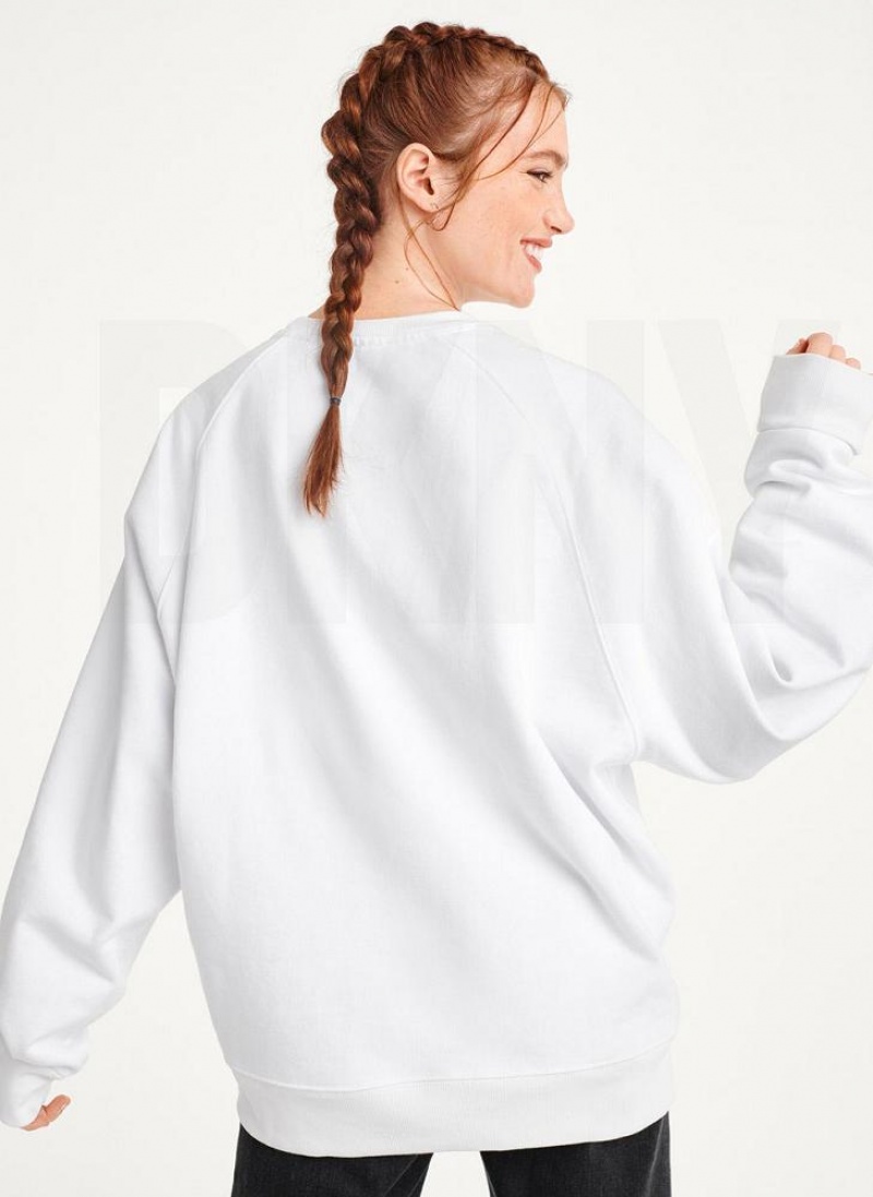 DKNY Today I Feel Sweatshirts Damen Weiß | Austria_D0482