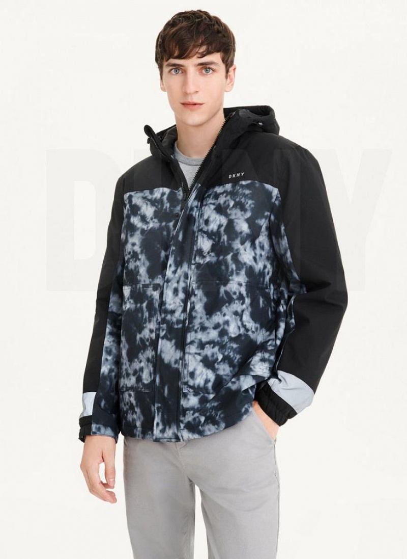 DKNY Traveler Mit Kapuze Rain Jacken Herren Mehrfarbig | Austria_D1713