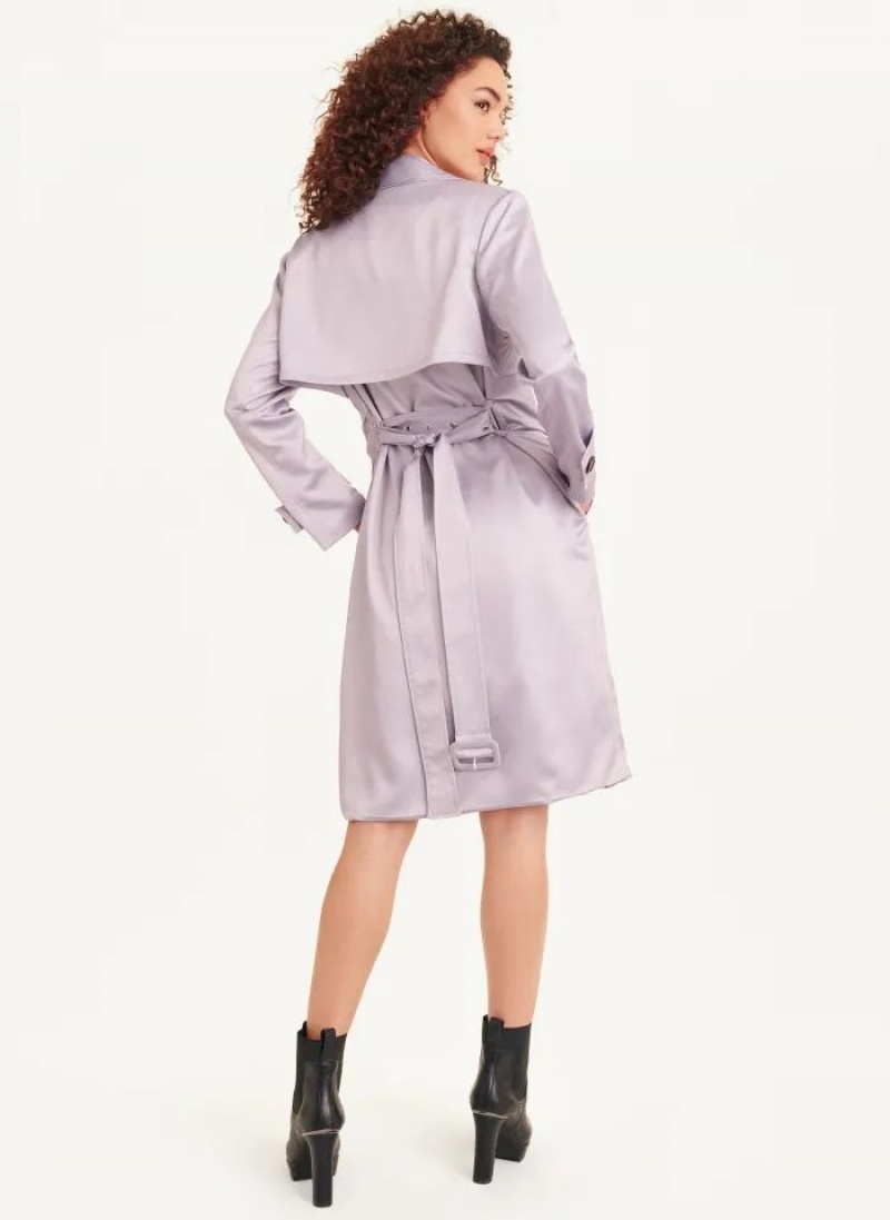 DKNY Trench Mäntel Damen Lila | Austria_D1848