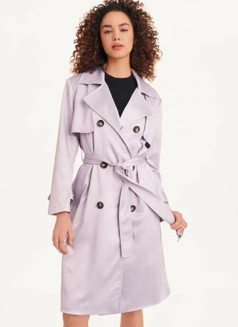 DKNY Trench Mäntel Damen Lila | Austria_D1848