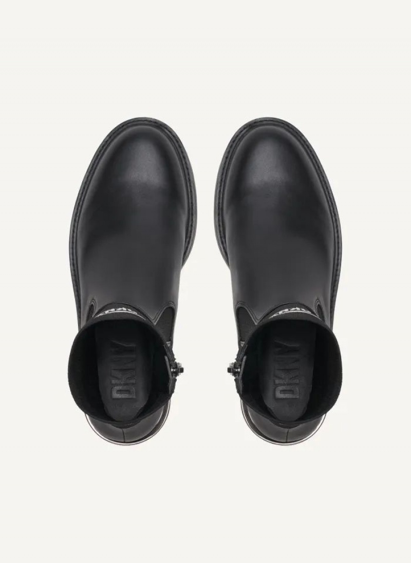 DKNY Tully Slip On Stiefel Damen Schwarz | Austria_D0752