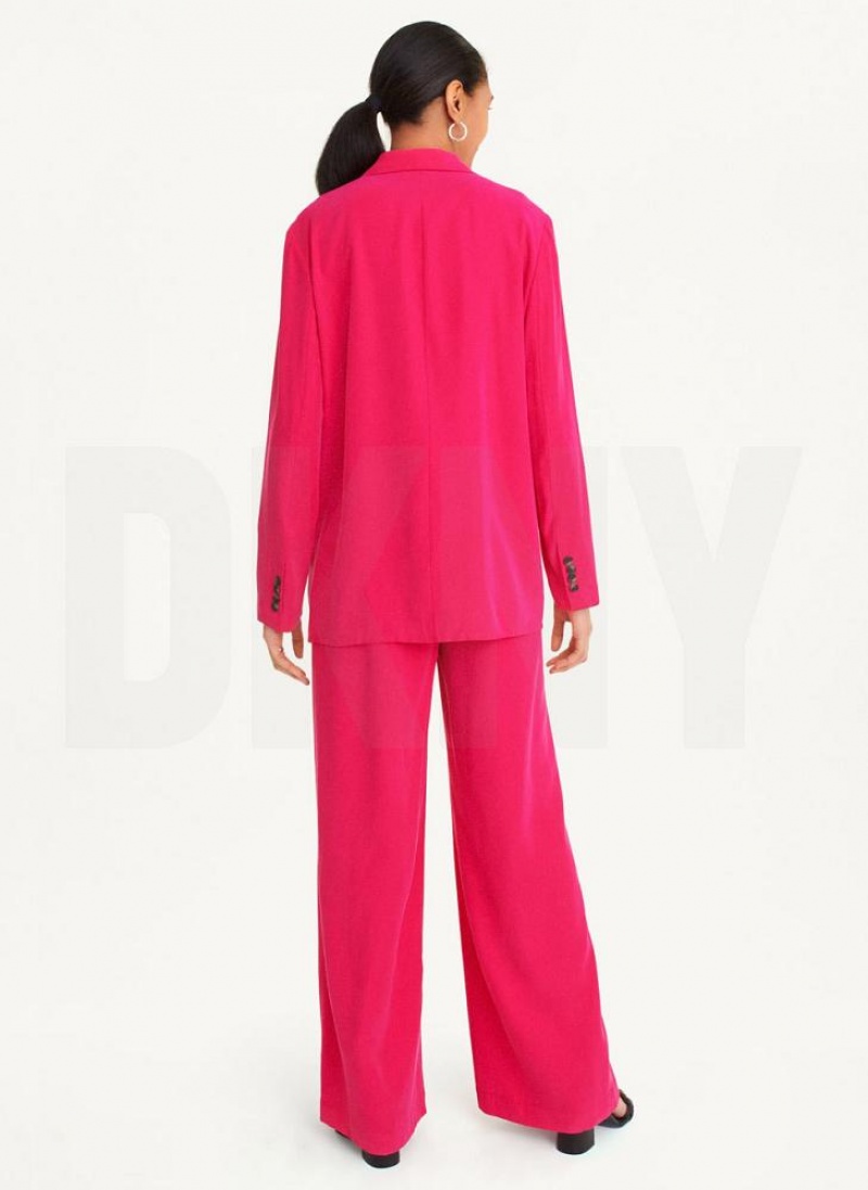 DKNY Twill Blazer Jumpsuit Damen Rosa | Austria_D1845