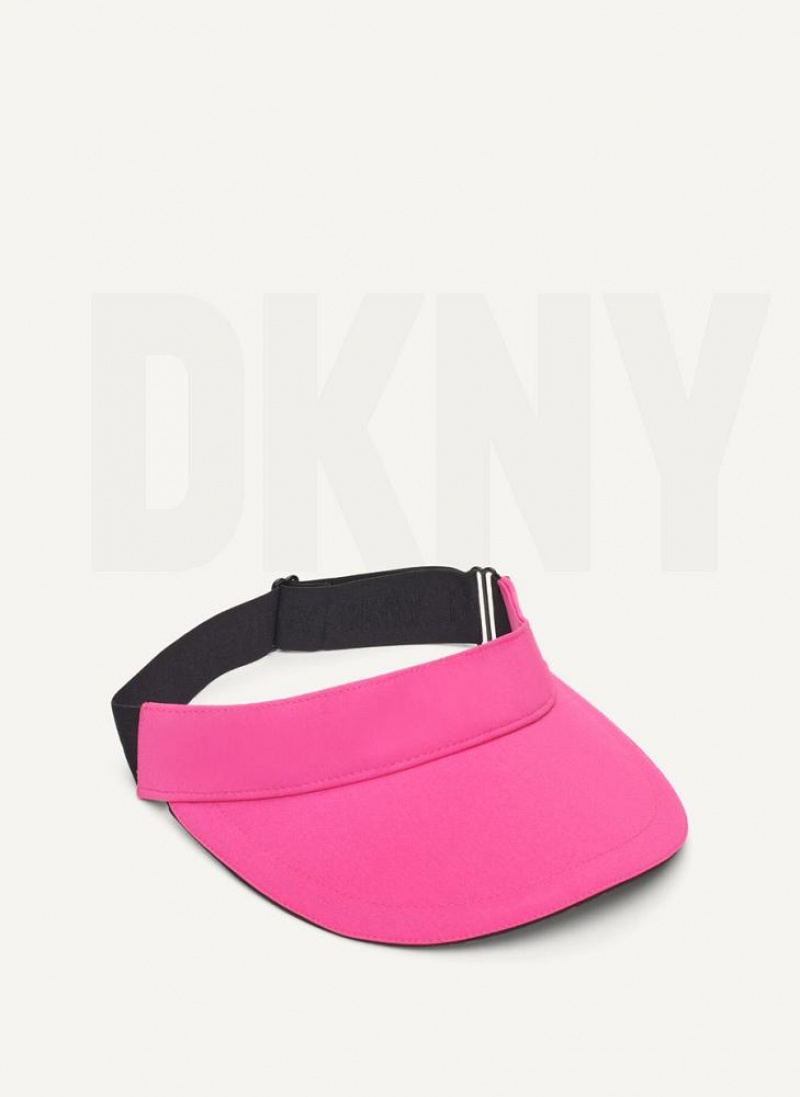 DKNY Underbrim Visor Hüte Damen Rosa | Austria_D0918