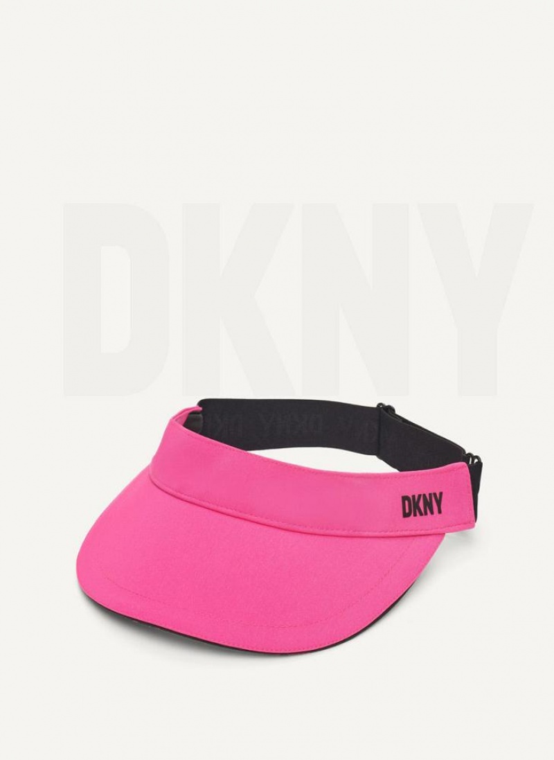 DKNY Underbrim Visor Hüte Damen Rosa | Austria_D0918