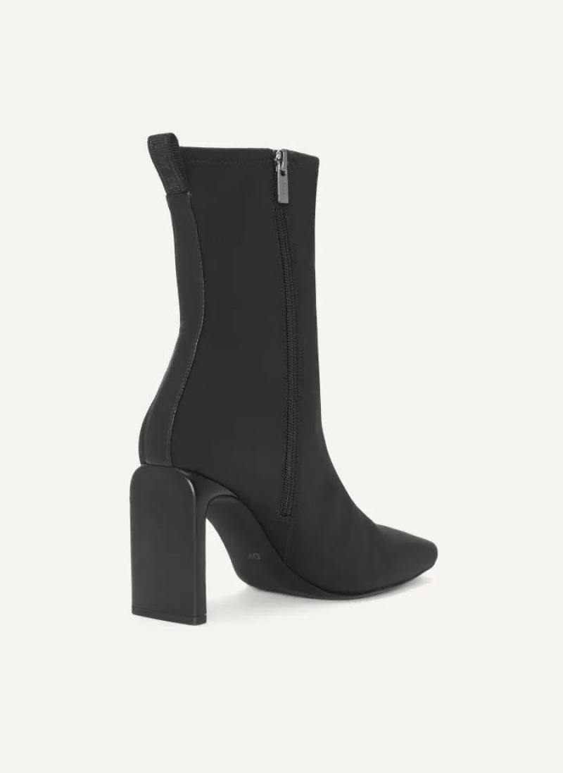 DKNY Wren - New Heel Shape (Neoprene) Stiefel Damen Schwarz | Austria_D1923