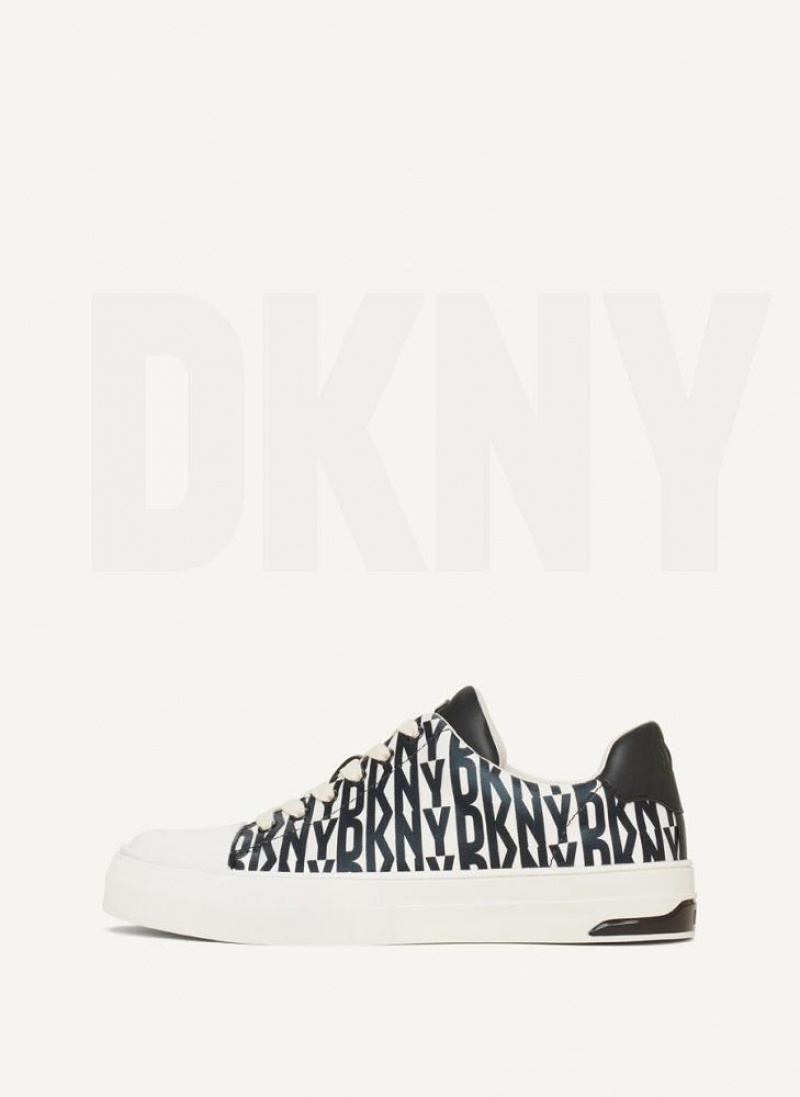 DKNY York Spitze Up Sneakers Damen Schwarz | Austria_D0123